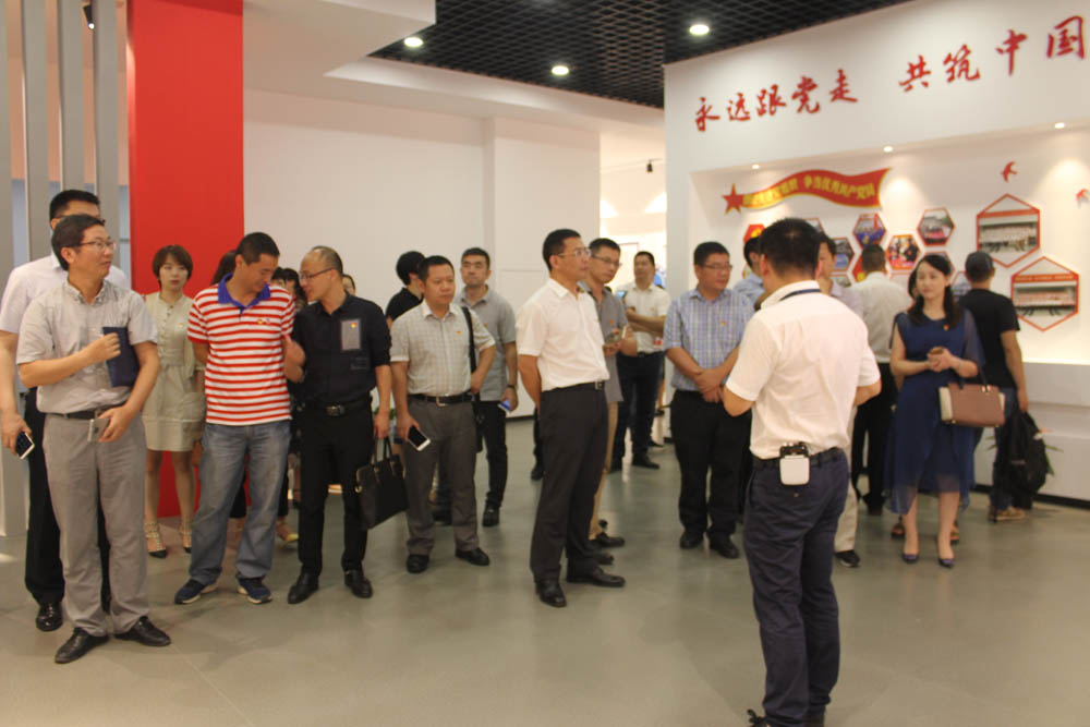 温职院领导一行参观8868体育官网首页入口党建文化